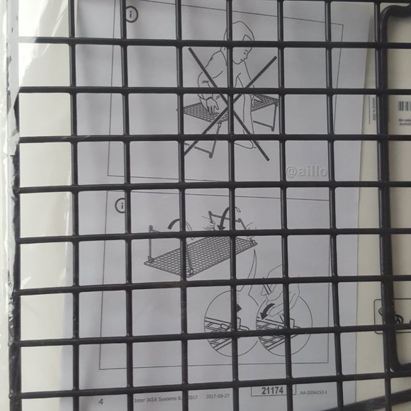 IKEA GREJIG Shoe rack, gray - Picture 7 of 16